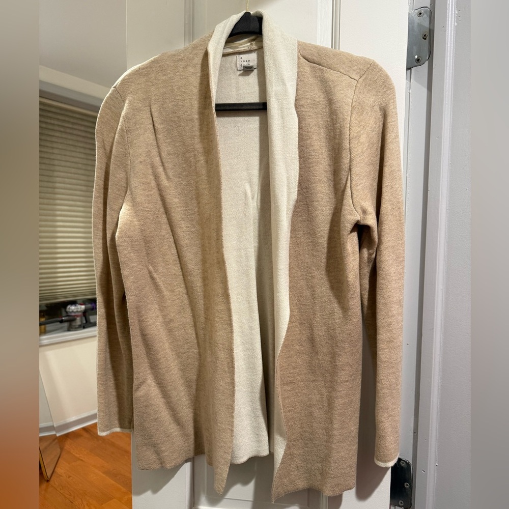 A New Day Cream and Tan Cardigan